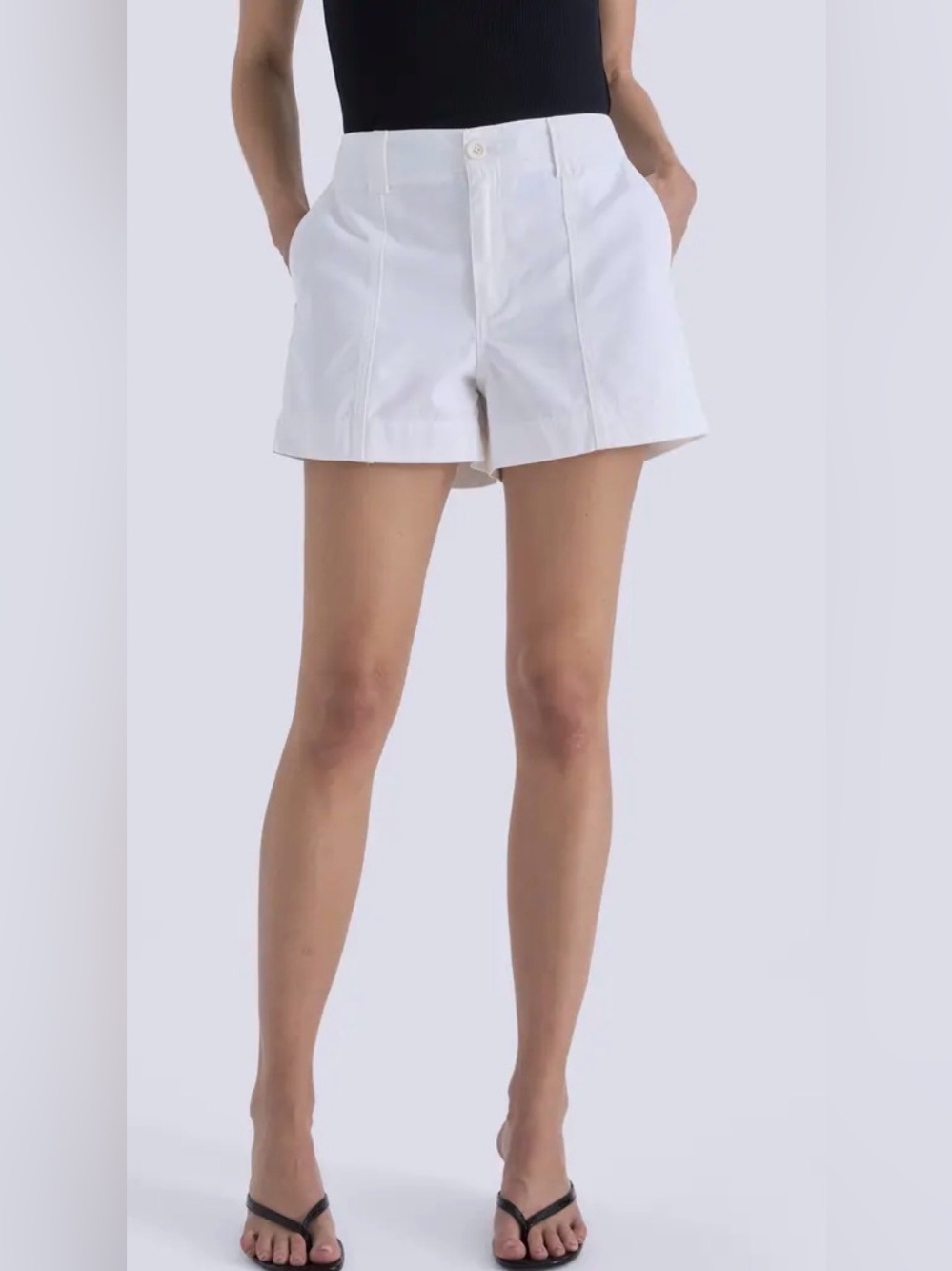 Pistola Mason Cotton Twill Shorts White 23